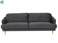 Bộ Sofa YUKON (3 chỗ - Vải Sofina, Màu xám đậm)