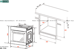 Lò nướng Spelier SPB - 73 EU (73 Lít - Made in Italya / ThaiLand)