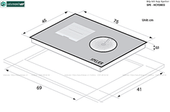 Bếp kết hợp Spelier SPE - HC928EG (Từ kết hợp hồng ngoại - Made in Germany)