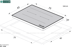 Bếp từ đôi Spelier SPE - IC1188 (Made in Germany)