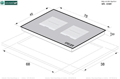 Bếp từ đôi Spelier SPE - IC1189 (Made in Germany)