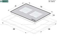 Bếp từ đôi Spelier SPE - IC1189 EG (Made in Germany)