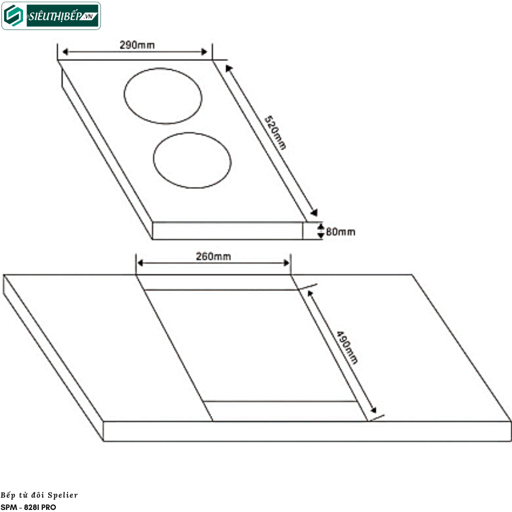 Bếp từ Domino SPM - 660I (Made in Malaysia)