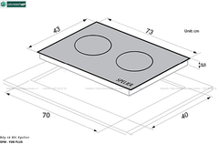 Bếp từ đôi Spelier SPM - 928I PLUS (Made in Malaysia)