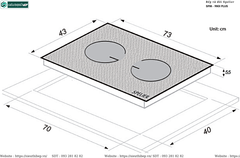 Bếp từ đôi Spelier SPM - 980I PLUS (Made in Malaysia)