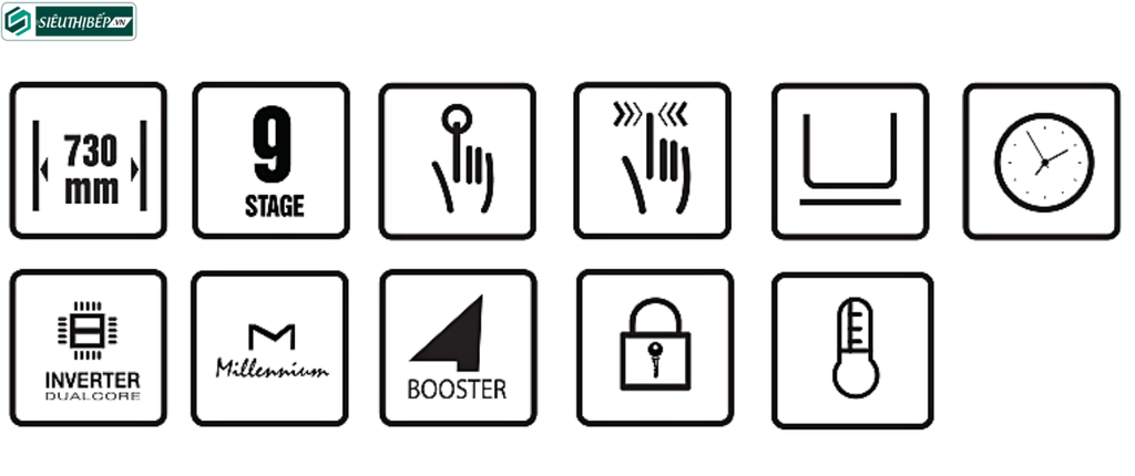 Bếp từ đôi Spelier SPM - 989QV (Made in Malaysia)