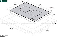 Bếp từ đôi Spelier SPM - 989QV (Made in Malaysia)