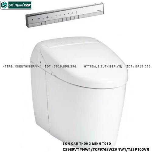 Bồn cầu thông minh TOTO CS989VT#NW1/TCF9768WZ#NW1/T53P100VR - NEOREST RH (220V)