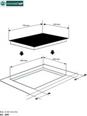 Bếp từ đôi Sevilla SV - 999 (Double Inverter tiết kiệm điện năng)