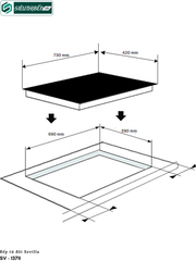 Bếp từ đôi Sevilla SV - 137II (Inverter tiết kiệm điện)