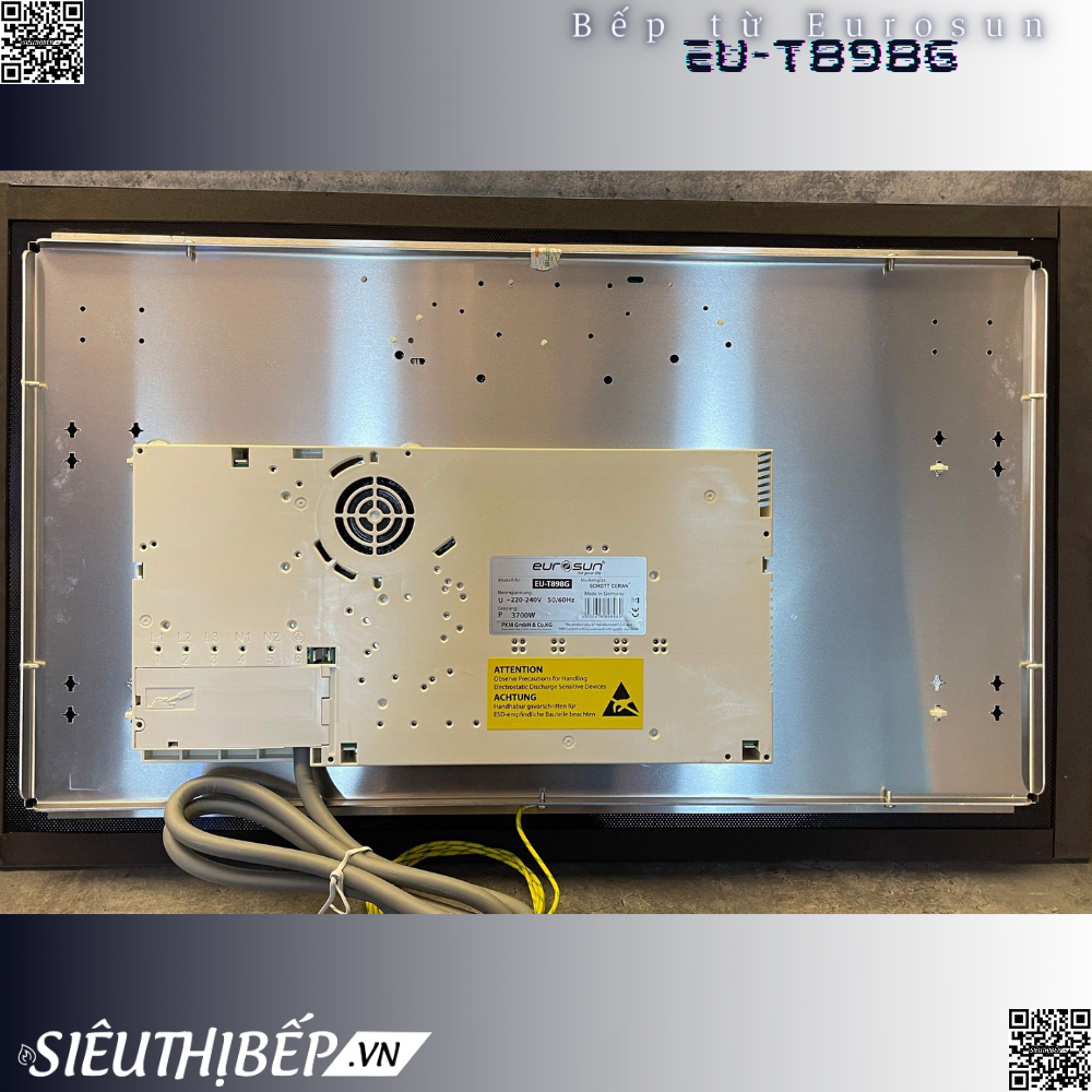 Bếp từ đôi Eurosun EU - T898G Inverter tiết kiệm điện