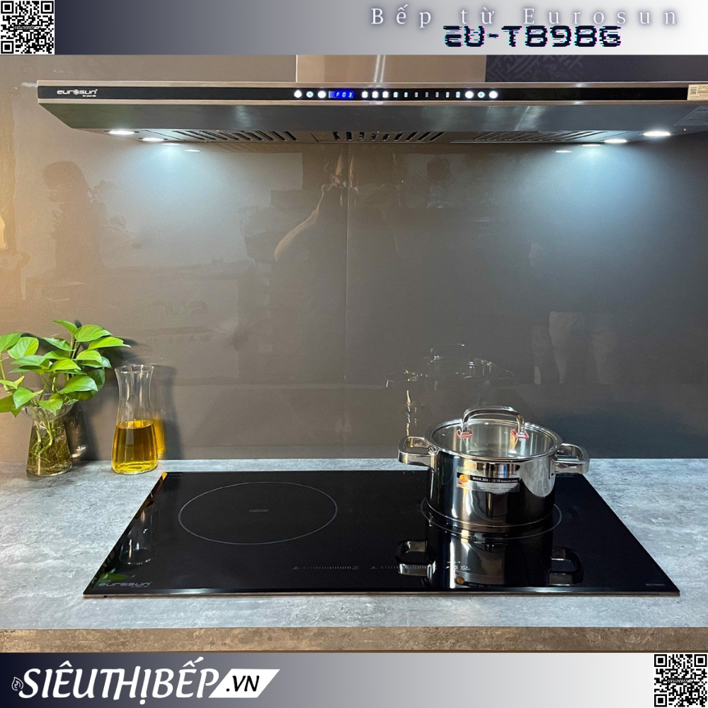 Bếp từ đôi Eurosun EU - T898G Inverter tiết kiệm điện