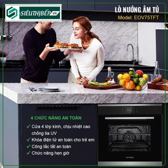 Lò nướng Eurosun EOV75TFT (78 Lít - Âm tủ)