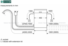 Máy rửa bát Bosch HMH SPS2HKW57E - Serie 2 (Độc lập - 9 bộ đồ ăn Châu Âu)