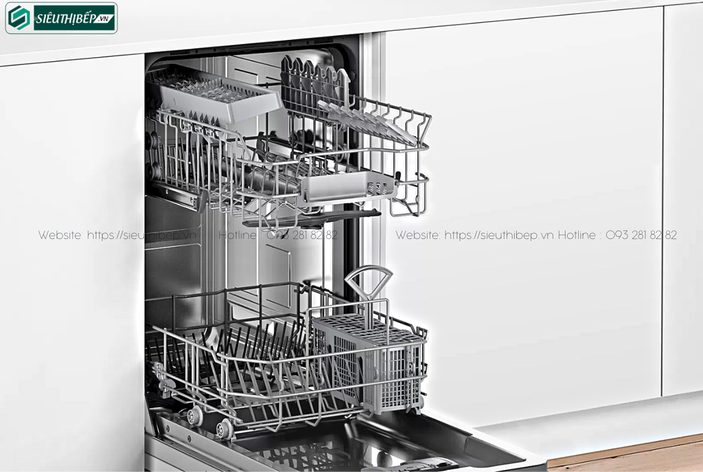 Máy rửa bát Bosch HMH SPI2HKS59E - Serie 2 (Âm bán phần - 9 bộ đồ ăn Châu Âu)