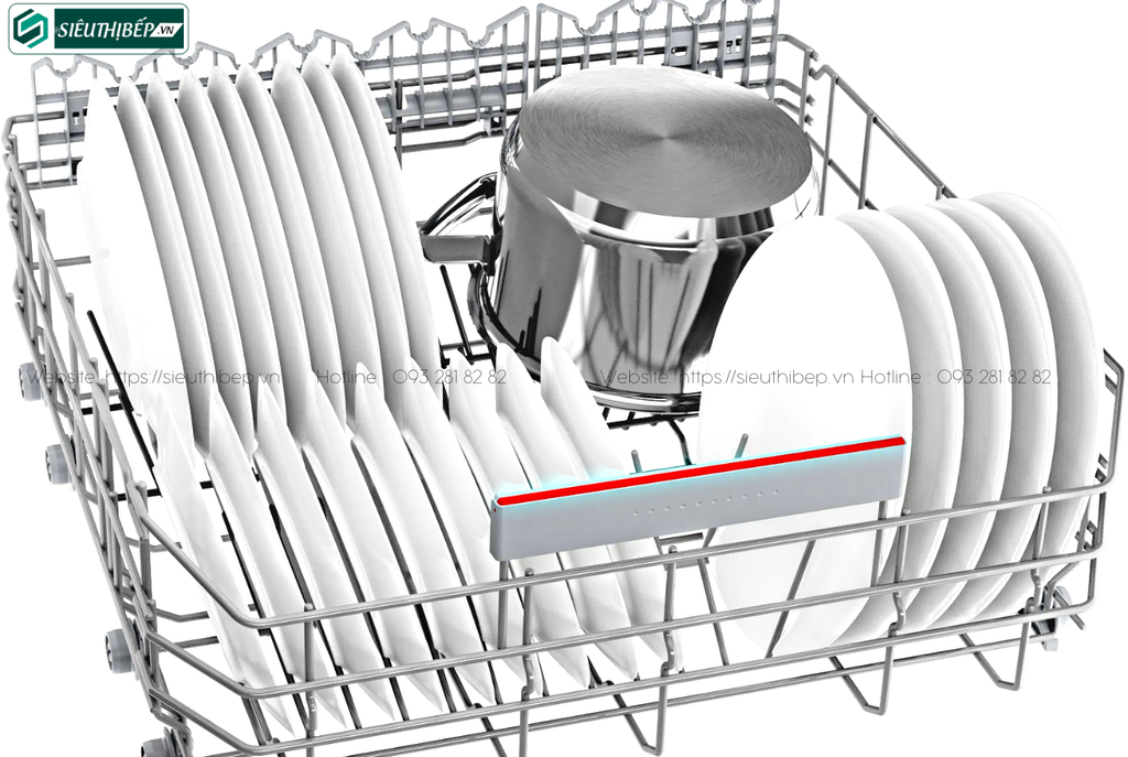 Máy rửa bát Bosch HMH SMV4HCX48E - Serie 4 (Âm toàn phần - 14 bộ đồ ăn Châu Âu)