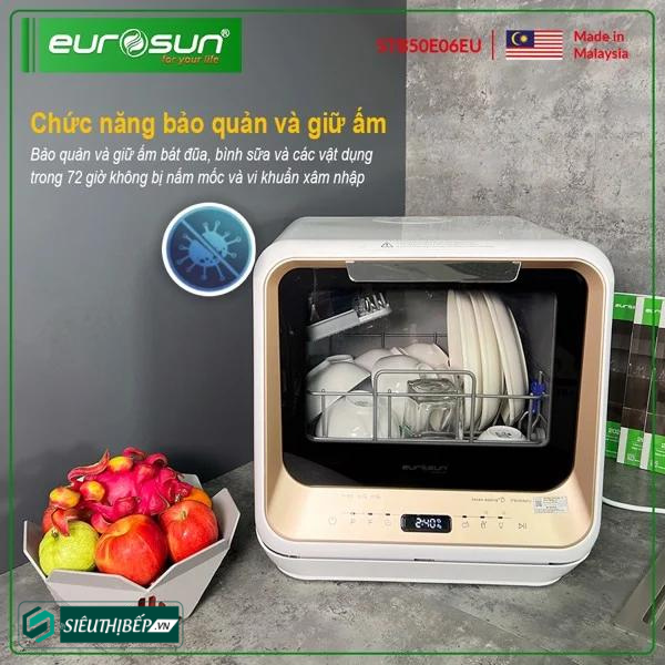 Máy rửa bát Eurosun STB 50E06EU (Rửa bát - rửa trái cây) độc lập