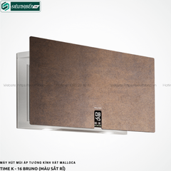 Máy hút mùi Malloca TIME K - 16 BRUNO / TIME K - 15 NERO (Áp tường - Kính vát)