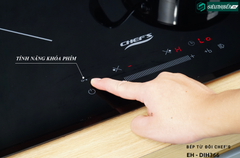 Bếp từ đôi Chef's EH - DIH366 Công nghệ Inverter tiết kiệm điện (Made in Germany)