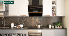 Máy hút mùi D'mestik TL 4770 DMK / TL 4790 DMK (Áp tường kính vát)