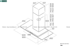 Máy hút mùi Elica TRIBE (Áp tường, chữ T - Made in Poland)