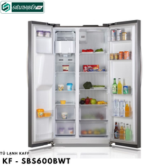 Tủ lạnh Kaff KF - SBS 600BWT (Side By Side 2 cánh - 573 Lít)