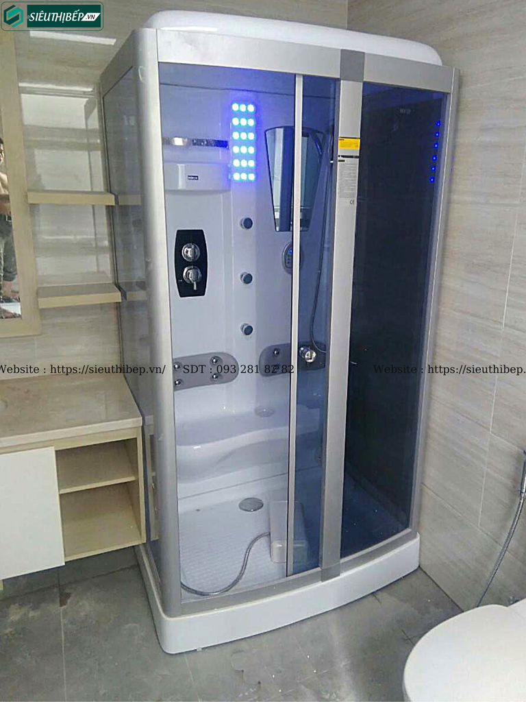 Phòng tắm xông hơi ướt Nofer VS - 803 (Công nghệ Châu Âu)