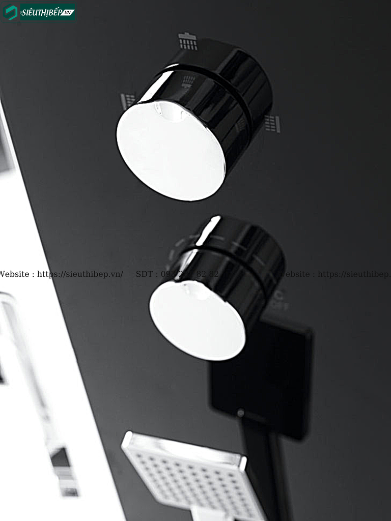 Phòng tắm xông hơi ướt Nofer VS - 89101S (White/Black)
