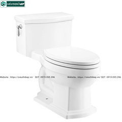Bồn cầu 1 khối COTTO C10617 - Nắp Êm Xả Gạt
