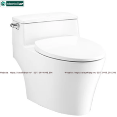 Bồn cầu 1 khối COTTO C10357 - Nắp Êm