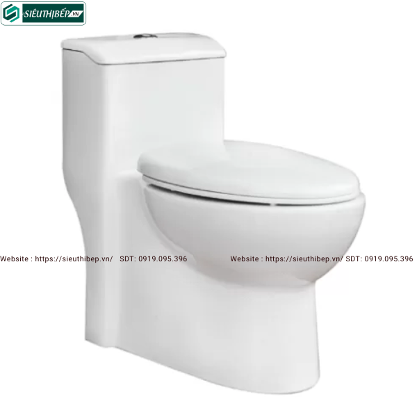 Bồn cầu 1 khối Thiên Thanh TITAN CK68 (2 nút nhấn)