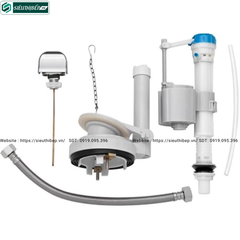 Bồn cầu 1 khối COTTO C1142 - Nắp Êm Xả Gạt