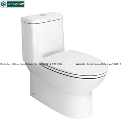 Bồn cầu 1 khối American Standard WP - 2073 (Nắp êm)