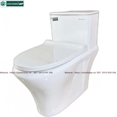 Bồn cầu 1 khối Thiên Thanh VENUS CK86 (2 nút nhấn xả)