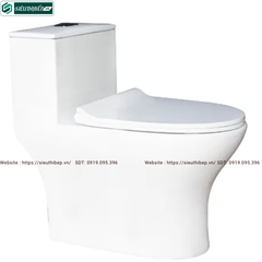 Bồn cầu 1 khối Thiên Thanh EVEREST CK79 (2 nút nhấn xả)