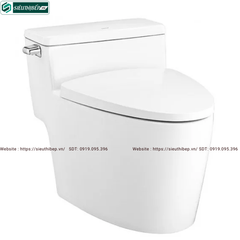 Bồn cầu 1 khối COTTO C105257 - Nắp Êm Xả Gạt