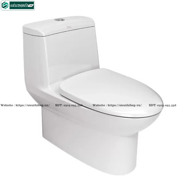 Bồn cầu 1 khối American Standard WP - 1830 (Nắp êm)