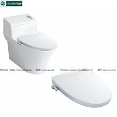 Bồn cầu 1 khối Inax AC - 1008R / CW - S32VN (Nắp rửa cơ)
