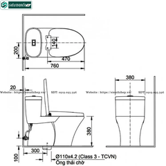 Bồn cầu 1 khối Inax AC - 959VAN-2 (Nắp rửa cơ)