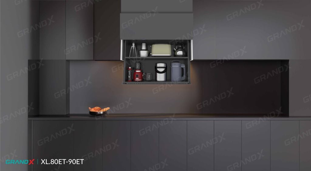 Giá gia vị nâng hạ điện Serius GrandX XL.80ET / XL.90ET