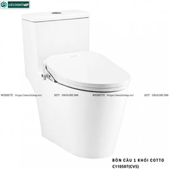 Bồn cầu 1 khối COTTO C110507(CV5) - Nắp Rửa Điện Tử
