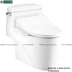 Bồn cầu 1 khối COTTO C10527(CV3) - Nắp Rửa Điện Tử