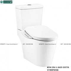 Bồn cầu 1 khối COTTO C110507(CV6) - Nắp Rửa Điện Tử