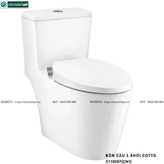 Bồn cầu 1 khối COTTO C110507(CN1) - Nắp Rửa Cơ