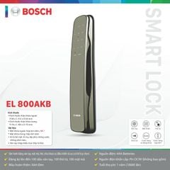 Khóa điện tử Bosch EL 800AK / EL 800AKB (Mở khóa bằng APP điện thoại thông minh)