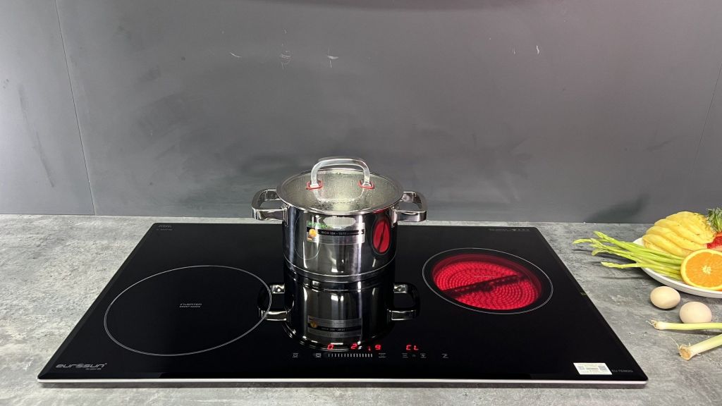 Bếp từ kết hợp điện Eurosun EU - TE882G