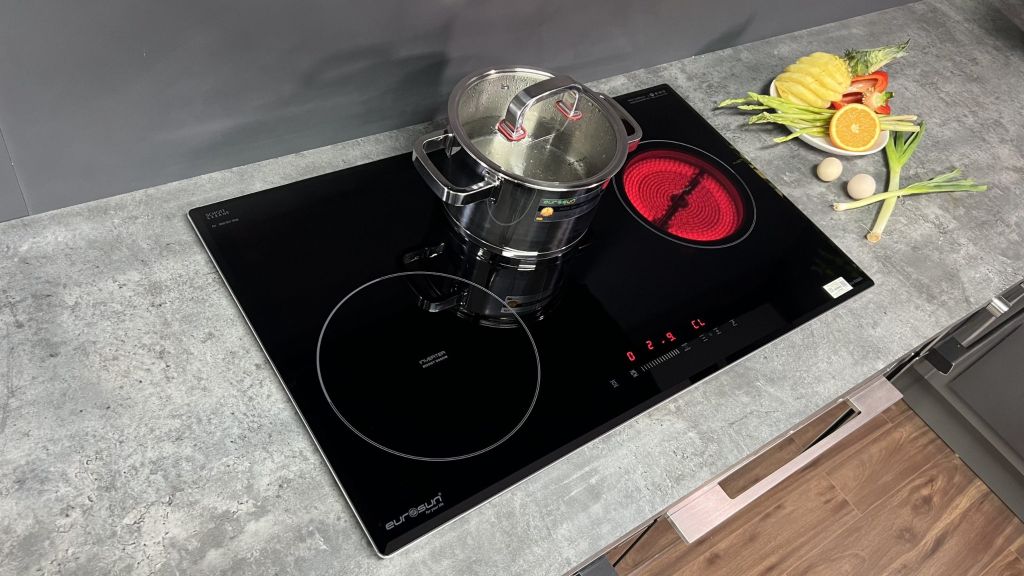 Bếp từ kết hợp điện Eurosun EU - TE882G