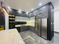 Tủ bếp inox cánh kính Gotze 2615