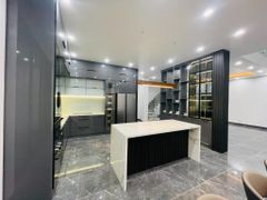 Tủ bếp inox cánh kính Gotze 2615