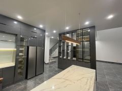 Tủ bếp inox cánh kính Gotze 2615